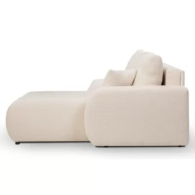 Rohová sedací souprava KELOWNA - krémová, pravý roh