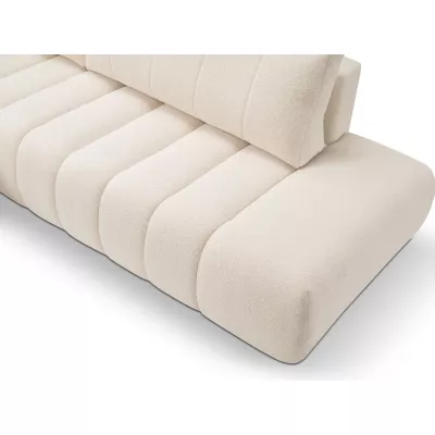 Rohová sedací souprava KELOWNA - krémová, pravý roh