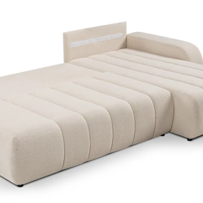 Rohová sedací souprava KELOWNA - krémová, pravý roh