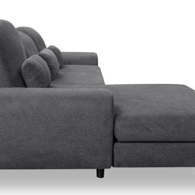 Rohová sedačka rozkládací JASPERA - antracitová 2, levý roh