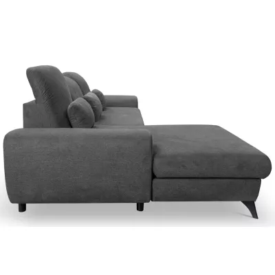 Rohová sedačka rozkládací JASPERA - antracitová 2, levý roh