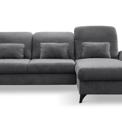 Rohová sedačka rozkládací JASPERA - antracitová 2, pravý roh