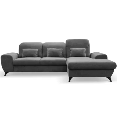 Rohová sedačka rozkládací JASPERA - antracitová 2, pravý roh