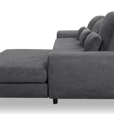 Rohová sedačka rozkládací JASPERA - antracitová 2, pravý roh