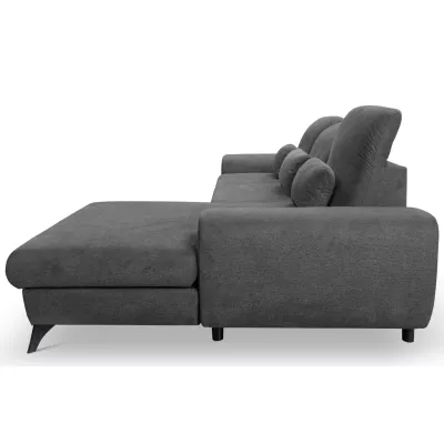 Rohová sedačka rozkládací JASPERA - antracitová 2, pravý roh