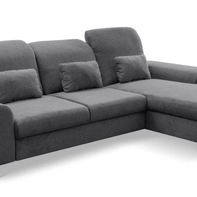 Rohová sedačka rozkládací JASPERA - antracitová 2, pravý roh