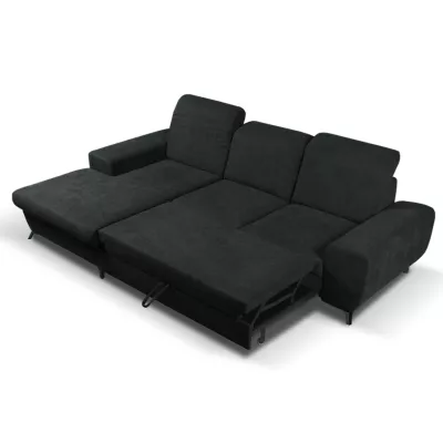 Rohová sedačka rozkládací JASPERA - antracitová 1, levý roh