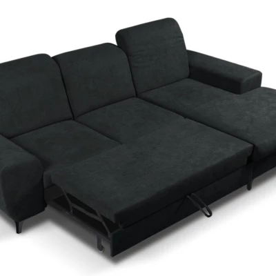 Rohová sedačka rozkládací JASPERA - antracitová 1, pravý roh