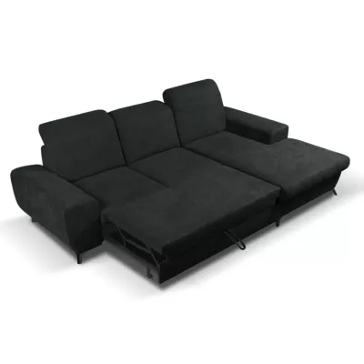 Rohová sedačka rozkládací JASPERA - antracitová 1, pravý roh