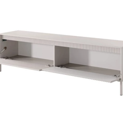 Široký TV stolek 187 cm MOULTON - béžový