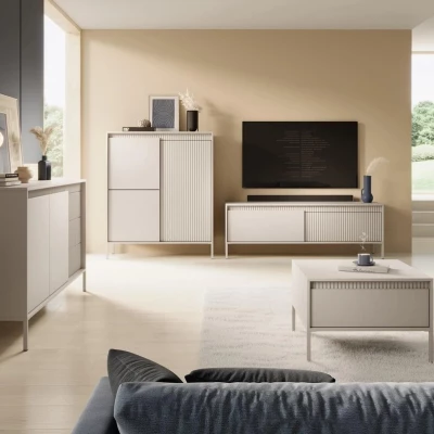 TV stolek 153 cm MOULTON - béžový