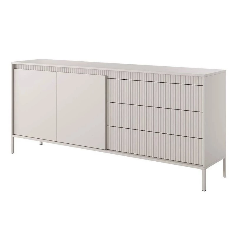 Kombinovaná široká komoda MOULTON - béžová