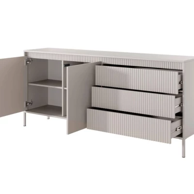 Kombinovaná široká komoda MOULTON - béžová