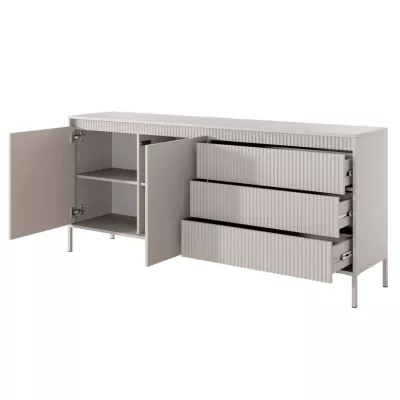 Kombinovaná široká komoda MOULTON - béžová