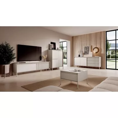 Kombinovaná široká komoda MOULTON - béžová