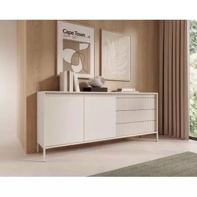 Kombinovaná široká komoda MOULTON - béžová