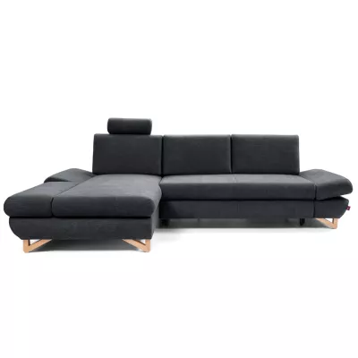 Rozkládací rohová sedačka GULEPA 1 - antracitová, levý roh