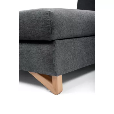 Rozkládací rohová sedačka GULEPA 1 - antracitová, levý roh