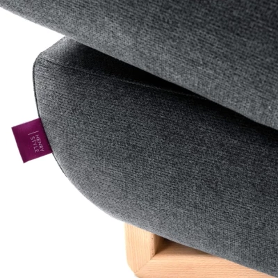 Rozkládací rohová sedačka GULEPA 1 - antracitová, levý roh