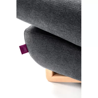 Rozkládací rohová sedačka GULEPA 1 - antracitová, levý roh