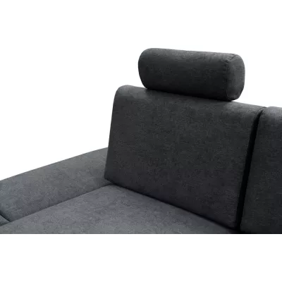 Rozkládací rohová sedačka GULEPA 1 - antracitová, pravý roh