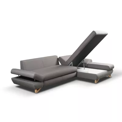 Rozkládací rohová sedačka GULEPA 1 - šedá 2, pravý roh