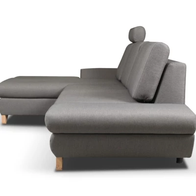 Rozkládací rohová sedačka GULEPA 1 - šedá 2, levý roh