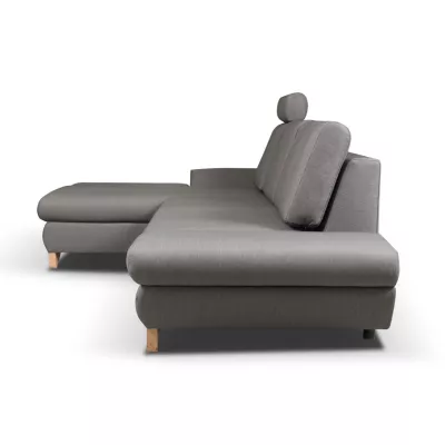 Rozkládací rohová sedačka GULEPA 1 - šedá 2, levý roh