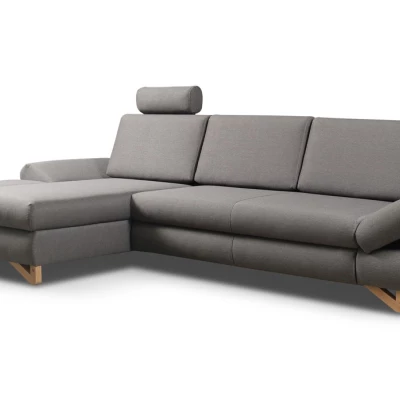 Rozkládací rohová sedačka GULEPA 1 - šedá 2, levý roh