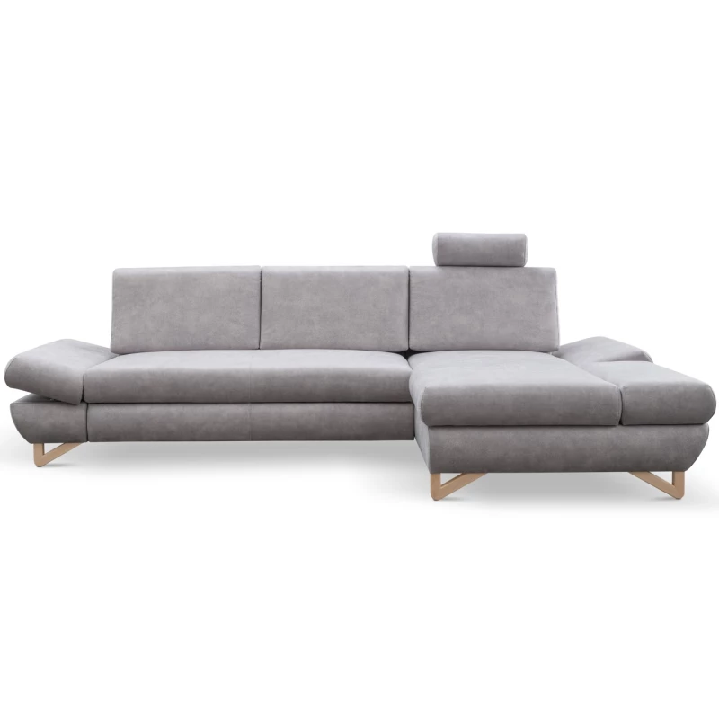 Rozkládací rohová sedačka GULEPA 1 - slonovinová, pravý roh