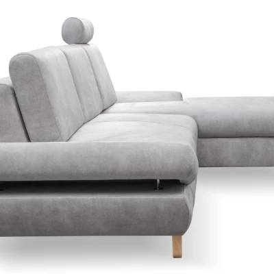 Rozkládací rohová sedačka GULEPA 1 - slonovinová, pravý roh