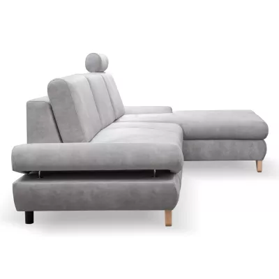 Rozkládací rohová sedačka GULEPA 1 - slonovinová, pravý roh