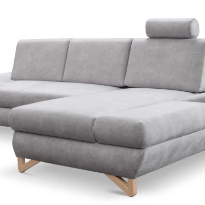 Rozkládací rohová sedačka GULEPA 1 - slonovinová, pravý roh