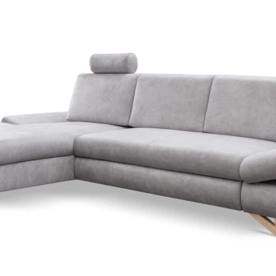 Rozkládací rohová sedačka GULEPA 1 - slonovinová, levý roh