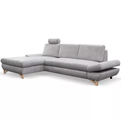 Rozkládací rohová sedačka GULEPA 1 - slonovinová, levý roh