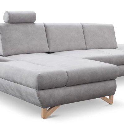 Rozkládací rohová sedačka GULEPA 1 - slonovinová, levý roh