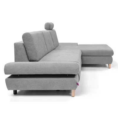 Rozkládací rohová sedačka GULEPA 1 - šedá 1, pravý roh