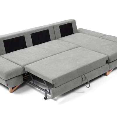 Rozkládací rohová sedačka GULEPA 1 - šedá 1, pravý roh