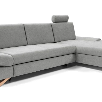 Rozkládací rohová sedačka GULEPA 1 - šedá 1, pravý roh