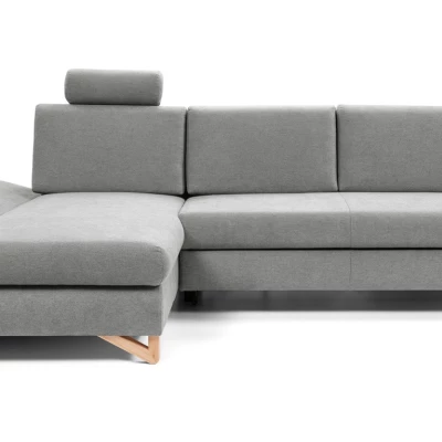 Rozkládací rohová sedačka GULEPA 1 - šedá 1, levý roh