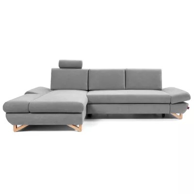 Rozkládací rohová sedačka GULEPA 1 - šedá 1, levý roh