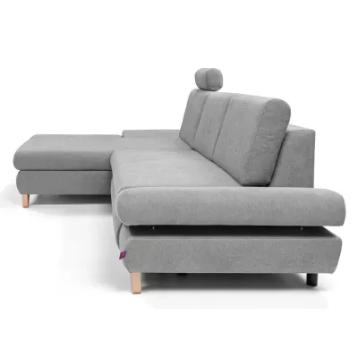 Rozkládací rohová sedačka GULEPA 1 - šedá 1, levý roh