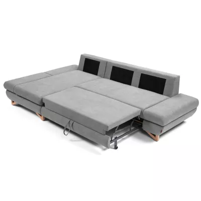 Rozkládací rohová sedačka GULEPA 1 - šedá 1, levý roh