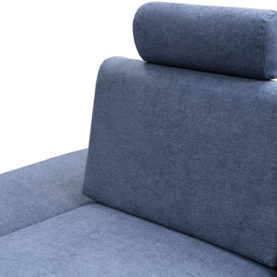 Rozkládací rohová sedačka GULEPA 1 - modrá, pravý roh