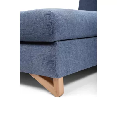 Rozkládací rohová sedačka GULEPA 1 - modrá, pravý roh