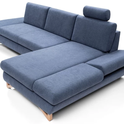 Rozkládací rohová sedačka GULEPA 1 - modrá, pravý roh