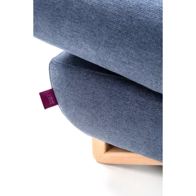 Rozkládací rohová sedačka GULEPA 1 - modrá, levý roh