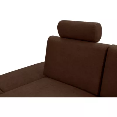 Rozkládací rohová sedačka GULEPA 1 - ořechová, levý roh