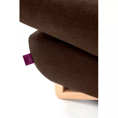 Rozkládací rohová sedačka GULEPA 1 - ořechová, levý roh