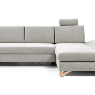 Rozkládací rohová sedačka GULEPA 1 - popelavá, pravý roh